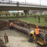 Koroğlu-Bakıxanov avtomobil yolu altından elektrik kabellərinin keçməsi üçün tunelin tikintisi